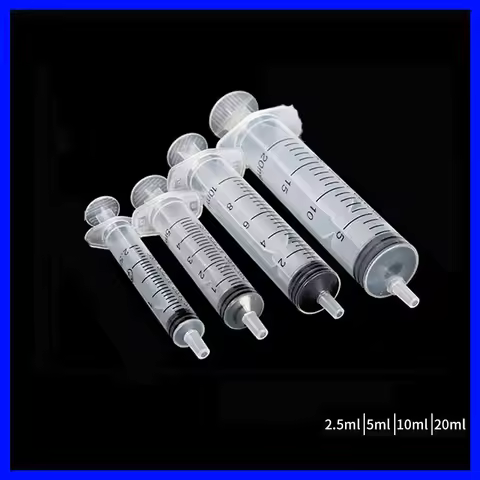 10PCS 2.5ml-20ml Plastic Needle-Free Disposable Syringe Without Needle Kitchen Tools Syringe Glue Pe