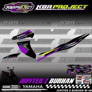 JUPITER Z BURHAN STIKER STRIPING PREMIUM MOTOR KEREN LIS VARIASI JUPITER Z BURHAN STIKER MOTOR YAMA