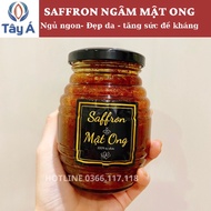 Saffron Soaked With Honey - Jar 1gram-180ml - SAFFRON Tay A Bahraman Super Negin - SAFFRON Pistil - Exclusive Imported From Iran