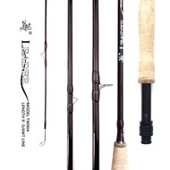Fly Rope Rod Four-Section Fly Fishing Rod FLYROD Flying Rod Swing Rod Stream Rod Feather Bait Fishin