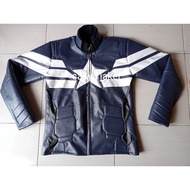Captain America Blue synthetic leather jacket