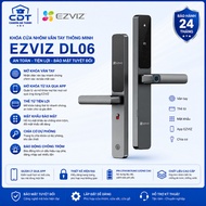 EZVIZ DL06 Smart Fingerprint Aluminum Door Lock – Remote Unlock via App, Fingerprint, Magnetic Card,