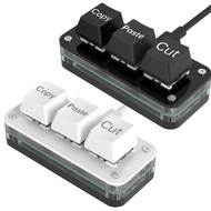 Customizable 3 Key Macropad Mini Gaming Keyboard for Programming