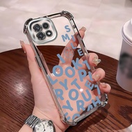 Case For Samsung A22 5G A22s 5G F42 5G Phone Personality Smile Transparent Silicone Protective Cover