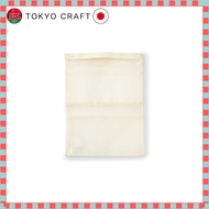Muji Nylon Mesh Bag-in-Bag, Vertical Type, Ivory, A4 Size, Dimensions: Width 27cm x Height 34cm x Bo