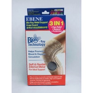 Ebene Metal Support Knee Guard (Black Color) 1 piece