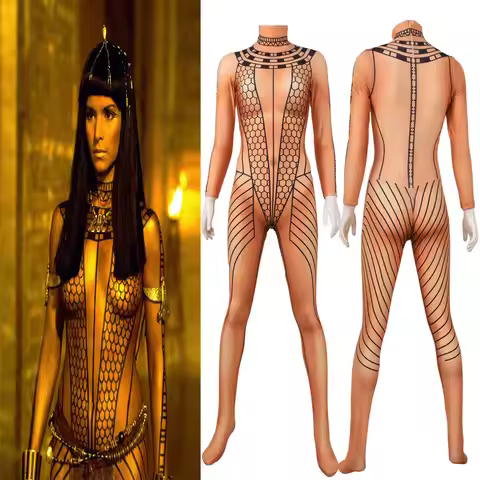New The Mummy 2 Cosplay Costume Anck-su-namun Mummy Zentai Suit Anck Su Namun Suit Halloween Bodysui