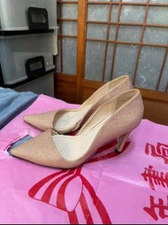 「 二手鞋 」 STARKELA 女版跟鞋 37號（粉色）鐵1-2