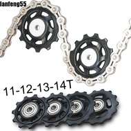 LANFENG Bicycle Pulley Wheel Bicycle Parts MTB Bicycle Pulley Jockey Wheel 11T 12T 13T 14T Accessori