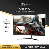 PRISM+ X315 PRO 31.5 165Hz 1ms Curved WQHD [2560 x 1440] Adaptive-Sync Gaming Monitor