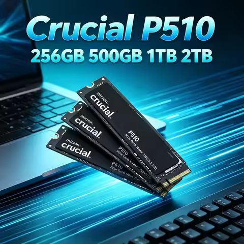 Blazing Fast Crucial P510 M.2 2280 1TB PCIe5.0 NVMe SSD 11000MB/s Read 9500MB/s Write Top Selling Hi