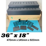 Aquarium Cover With Top Filter Box (36 x 18") (390 x 145 x 920mm) (3 Feet x 1.5 Feet) For Aquarium