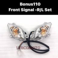 SYM BONUS FRONT SIGNAL ASSY (R/L) // E BONUS110 SR BONUS 110 FRONT SIGNAL LAMP LAMPU SIGNAL DEPAN