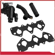 Car Coolant Thermostat Pipe and Elbow Kit for 2002-2005 PEP101970L PEP103580 PEM000030 LKJ100992L