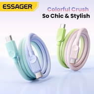Essager 60W Fast Charging USB C Cable Type C to C 3A PD Quick Charge USB 2.0 Data Sync 480Mbps Dual 