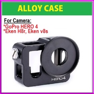 Aluminium Case for action camera Alloy Metal Case (For EKEN H8R/H3R/h6s/H5s/V8s GoPro Hero3/3Plus & 