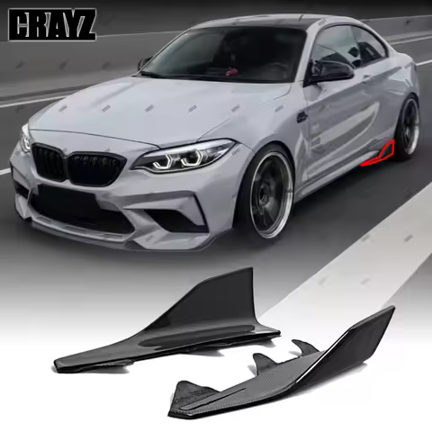 Universal Carbon Fiber Side Skirts For BMW F22 M2 M3 M4 F87 E90 E92 E60 M5 F10 G30 F23 F32 F36 F30 R