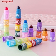 ELEGANT Highlighter Marker Pen Creative Stackable Crayon Colorful School Office Supplies Funny Paint