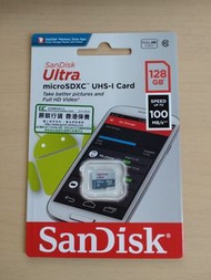 SanDisk Ultra. microSDXC 記憶卡 128GB