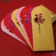 LINDW99NX 10PCS/Set  Year Red Packets, Gold Foil Design Chinese Style Red Envelopes, Creative  Year 