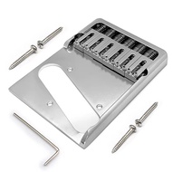 A99I-Brass Saddle Bridge For TL Style For Guitar Asymmetric Design 104X78.8Mm String Spacing 10.7Mm 