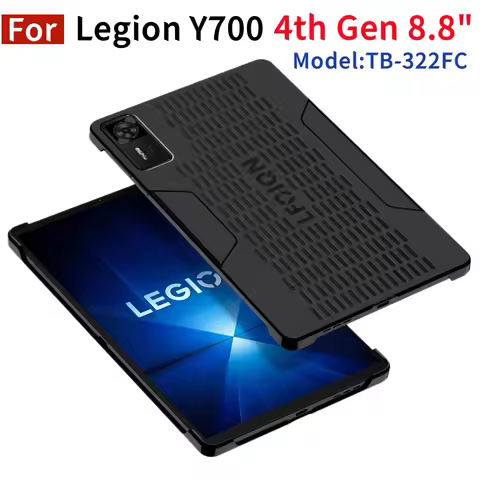 For Lenovo LEGION Y700 2025 Case 4th Generation 8.8 inch TB322FC Protective Shell Back Cover Funda f