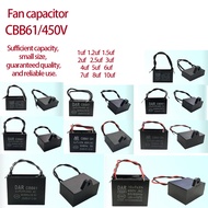 NiLANK ((Dual Wire) Fan Capacitor/Capacity 450V/CBB61 1UF 1.2UF 1.5UF 2UF 2.5UF 3UF 4UF 5UF 6UF 7UF 
