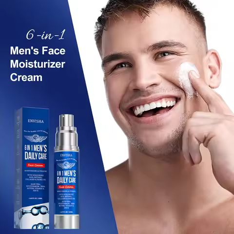 ENVISHA 6 IN 1 Men's Facial Skin Care Cream Anti-aging Moisturizing Whitening Firming Skin Care Prod
