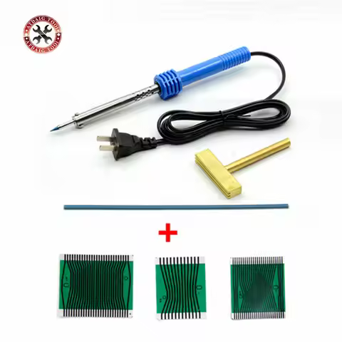 3pcs/Set For MB W210 W202 W208 Cluster Ribbon Cable For Benz Dead Pixel LCD Repair+ 1pc T-Tip Solder