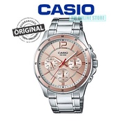 MTP-1374D-9A Men's Day Date 24 Hrs Watch with Box