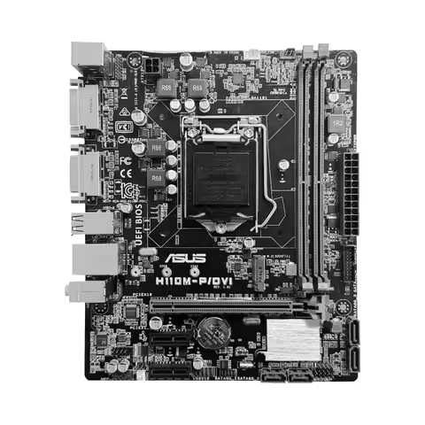 Asus H110M-P/DVI Motherboard LGA 1151 Intel H110 DDR4 32GB support i3-6100 7300 6400 6600 7500 6700 