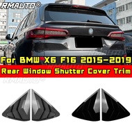 For BMW X6 F16 Rear Window Shutter Cover Trim Rear Quarter Panel Window for BMW X6 F16 2015-2019 Car