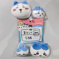 Chiikawa 吉伊卡哇 小八 八字貓 Hachiware ハチワレ 表情捏捏 麻糬 mochi 大頭扭蛋 miniso 五級除草證 卡包