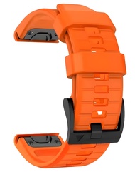 OUTVI 26mm watch band for garmin fenix 5x 6x 7x pro sapphire solar Enduro 2 silicone soft bands comp