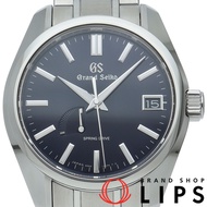 精工 Grand Grand Seiko Spring Drive Heritage 系列 40mm 藍色 SBGA375/9R65-0CV0，附錶盒、保固卡，不鏽鋼材質，男士腕錶，藍色，拋光處理，成