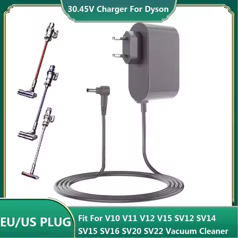 30.45V 1.1A Charger For Dyson V10 V11 V12 V15 SV12 SV14 SV15 SV16 33W Vacuum Cleaner Power Adapter P