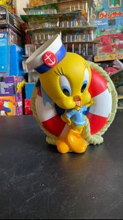 華納樂一通2001年 tweety崔弟 玩偶 水壺 公仔 擺件 全新品