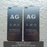 LAYAR Tempered Glass Matte Samsung A21 A21S anti-scratch Glass screen guard screen protector