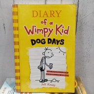 BUKU ORI Novel Import DIARY OF A WIMPY KID 4 Dog Days By Jeff Kinney