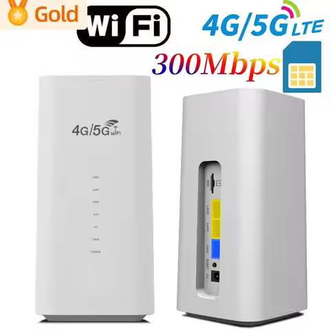 Wireless Router 300Mbps CPE 4G WiFi Router 3 RJ45 with SIM Card Slot Wide Coverage Internal Antenna 