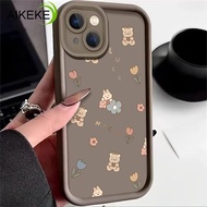 Bear With Rabbit Casing For Vivo Y500 Y400 Pro Y300T Y100T Y97 Y91i Y90 Y89 Y83 Y75S Y52 Y50 Y31 Y30