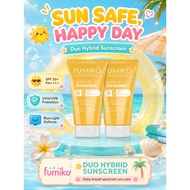 Sunscreen 2 Pieces Twin Package FUMIKO - (Physical and Chemical) Hybrid SPF 50+/PA++++| Brightening 