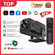 Projector HY320 Portable Mini 4K Projector Android 11 Native 1080P Bluetooth Wireless WiFi6 Home Theater Smart Projector