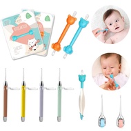 【Big-Sales】 1/2pcs Baby Ear Scoop Ear Spoon Ear Wax Pickers Silicone Earpick Wax Remover Ear Cleaner Spoon Care Clean Tool For Baby Kid