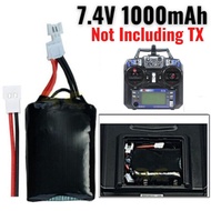 FS-I6 7.4V 1000mAh 2S Lipo Battery with Molex 51005 Female Plug for Flysky i6/i6X/i6S/4xAA Battery F