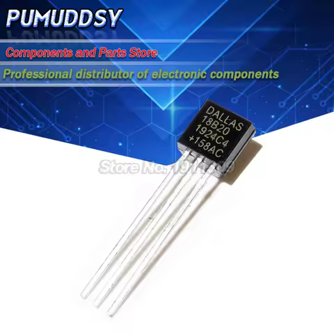 10PCS DS18B20 18B20 18S20 TO-92 IC CHIP Thermometer Temperature Sensor