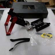 HITAM Pedal GT QUICK RELEASE KICK STAND BLACK FOLDING BIKE FOLDING BIKE FOLDING BIKE