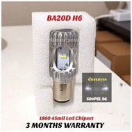 Ba20d H6 S2 Motorcycle 6500k White LED Headlight Bulb - Guaranteed Ultra bright - H1 H4 H7 H8 H9 H11