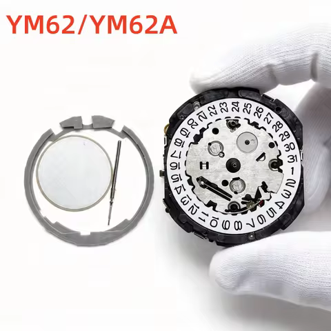 Brand New YM62A Movement Replace 7T62A Movement YM62 Quartz Movement Watch Accessories Date Display