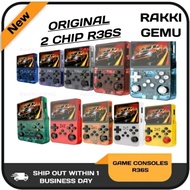 R36S Retro Handheld Game Console, 3.5 Inch IPS Screen Portable Pocket Video Player with TV Output